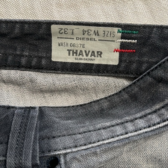 DIESEL JEANS Thavar slim/skinny SIZE 34 - Picture 16 of 16